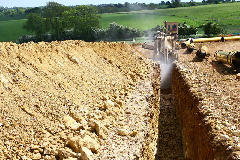 Trenching section 11