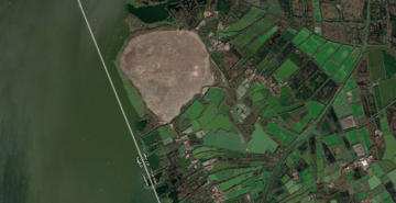Figs 13(left) and 14 (right): Eastern Delta site in 1960s (Corona) and in 2014 (Google Earth) Figs 13(left) and 14 (right): Eastern Delta site in 1960s (Corona) and in 2014 (Google Earth)